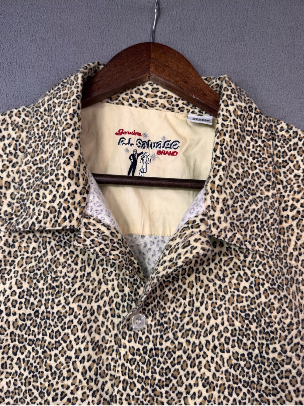 Vintage 90’s P.J. Salvage Women’s Leopard Print Pajama Set, 100% Cotton, XL - Picture 5 of 16